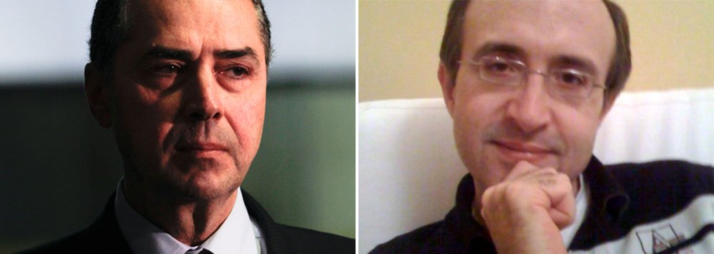 Colunista da Veja.com, o mesmo que faz lobby para que o caso do tucano Eduardo Azeredo seja remetido à justiça mineira, bombardeia o ministro Luís Roberto Barroso por votar pela queda do crime de formação de quadrilha na AP 470: “Barroso saiu do armário e disse o que pensa sobre o mensalão: apenas "recursos não contabilizados" de campanha, como disse Delúbio Soares” (Foto: Roberta Namour) Colunista da Veja.com, o mesmo que faz lobby para que o caso do tucano Eduardo Azeredo seja remetido à justiça mineira, bombardeia o ministro Luís Roberto Barroso por votar pela queda do crime de formação de quadrilha na AP 470: “Barroso saiu do armário e disse o que pensa sobre o mensalão: apenas "recursos não contabilizados" de campanha, como disse Delúbio Soares”