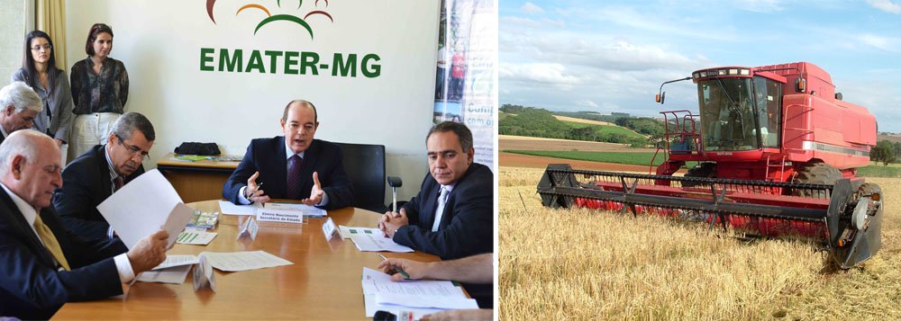 O PIB do Agronegócio de Minas deve alcançar, em 2013, o valor recorde de R$ 149,2 bi, superior em 1,5% ao registrado no período anterior; segundo o secretário de Agricultura, Elmiro Nascimento, a safra total em 2012/13 atingiu 12 mi de toneladas, e a previsão para o período 2013/14 é de um aumento de 2,1%, que representa novo recorde; a produção de soja, por exemplo, deve alcançar volume 10,8% maior que o registrado no período anterior (Foto: Leonardo Lucena) O PIB do Agronegócio de Minas deve alcançar, em 2013, o valor recorde de R$ 149,2 bi, superior em 1,5% ao registrado no período anterior; segundo o secretário de Agricultura, Elmiro Nascimento, a safra total em 2012/13 atingiu 12 mi de toneladas, e a previsão para o período 2013/14 é de um aumento de 2,1%, que representa novo recorde; a produção de soja, por exemplo, deve alcançar volume 10,8% maior que o registrado no período anterior
