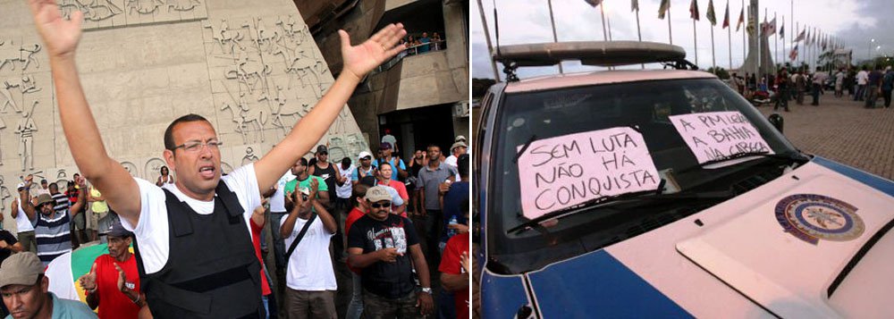 O presidente da Associação de Policiais e Bombeiros e seus Familiares do Estado da Bahia, Marco Prisco, foi preso nesta tarde pela Polícia Federal; vereador pelo PSDB da capital baiana, Salvador, ele liderou a greve da categoria e teve pedido de prisão preventiva ajuizado pelo Ministério Público Federal da Bahia no início desta semana; no ano passado, o MPF/BA denunciou Prisco e mais seis pessoas por crimes praticados contra a segurança nacional (Foto: Leonardo Attuch) O presidente da Associação de Policiais e Bombeiros e seus Familiares do Estado da Bahia, Marco Prisco, foi preso nesta tarde pela Polícia Federal; vereador pelo PSDB da capital baiana, Salvador, ele liderou a greve da categoria e teve pedido de prisão preventiva ajuizado pelo Ministério Público Federal da Bahia no início desta semana; no ano passado, o MPF/BA denunciou Prisco e mais seis pessoas por crimes praticados contra a segurança nacional