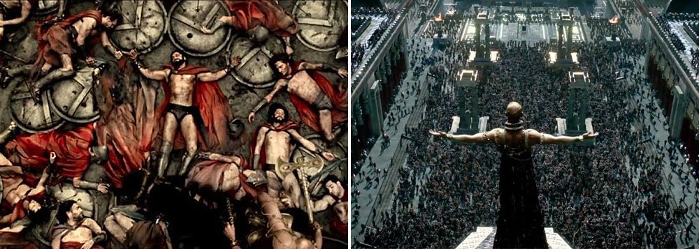 O filme de ação baseado na Grécia clássica "300: A origem de um Império" saiu à frente com vendas de 45 milhões de dólares de ingressos (26,9 milhões de euros) na batalha pelo primeiro lugar no fim de semana nas bilheterias da América do Norte, deixando muito para trás o filme "As aventuras de Peabody & Sherman" (Foto: Leonardo Attuch) O filme de ação baseado na Grécia clássica "300: A origem de um Império" saiu à frente com vendas de 45 milhões de dólares de ingressos (26,9 milhões de euros) na batalha pelo primeiro lugar no fim de semana nas bilheterias da América do Norte, deixando muito para trás o filme "As aventuras de Peabody & Sherman"