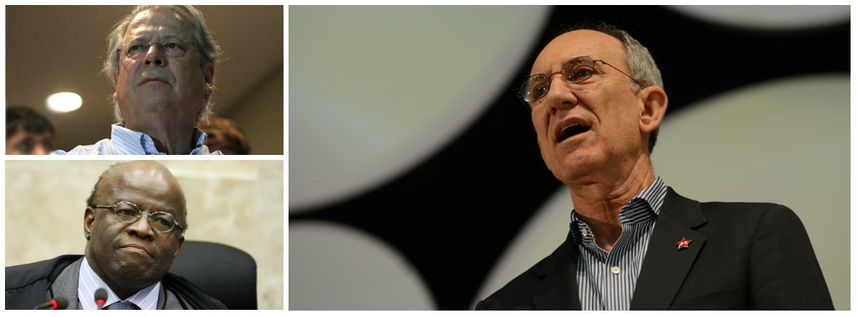 Presidente do PT acredita que, com a aposentadoria do presidente do STF, Joaquim Barbosa, prevalecerá na Corte o entendimento de que os condenados ao regime semiaberto possam trabalhar fora do presídio; "Embora o ministro Marco Aurélio tenha recusado, liminarmente, eu acredito que pode predominar no Supremo a orientação que vigora há muitos anos de que aqueles que são condenados ao regime semiaberto têm o direito de trabalhar", afirmou Rui Falcão; para Barbosa, antes de obter o benefício, o preso precisa cumprir um sexto da pena, mas sua posição é isolada no meio jurídico e fere uma jurisprudência já consagrada nos tribunais superiores (Foto: Gisele Federicce) Presidente do PT acredita que, com a aposentadoria do presidente do STF, Joaquim Barbosa, prevalecerá na Corte o entendimento de que os condenados ao regime semiaberto possam trabalhar fora do presídio; "Embora o ministro Marco Aurélio tenha recusado, liminarmente, eu acredito que pode predominar no Supremo a orientação que vigora há muitos anos de que aqueles que são condenados ao regime semiaberto têm o direito de trabalhar", afirmou Rui Falcão; para Barbosa, antes de obter o benefício, o preso precisa cumprir um sexto da pena, mas sua posição é isolada no meio jurídico e fere uma jurisprudência já consagrada nos tribunais superiores