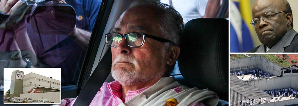 Diretor do presídio da Papuda determinou nesta tarde que o deputado José Genoino fosse submetido a um exame do coração, após suspeita de infarto, e a transferência dele para o Instituto do Coração de Brasília; a informação foi obtida em primeira mão por 247; o juiz da Vara de Execuções Penais do Distrito Federal, Ademar Silva de Vasconcelos, seguiu para o local; enquanto isso, defesa aguarda decisão do ministro Joaquim Barbosa sobre pedido para que o parlamentar cumpra pena em casa; crise de grandes proporções à vista (Foto: Gisele Federicce) www.brasil247.com - Diretor do presídio da Papuda determinou nesta tarde que o deputado José Genoino fosse submetido a um exame do coração, após suspeita de infarto, e a transferência dele para o Instituto do Coração de Brasília; a informação foi obtida em primeira mão por 247; o juiz da Vara de Execuções Penais do Distrito Federal, Ademar Silva de Vasconcelos, seguiu para o local; enquanto isso, defesa aguarda decisão do ministro Joaquim Barbosa sobre pedido para que o parlamentar cumpra pena em casa; crise de grandes proporções à vista
