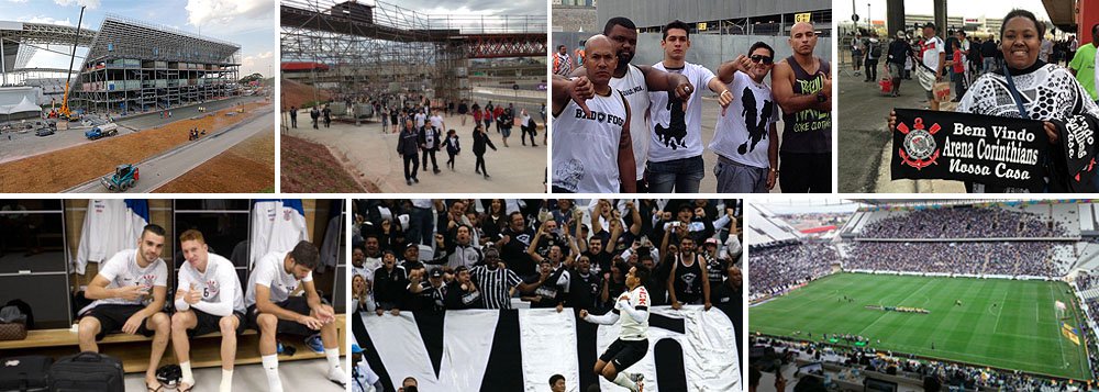 Palco da abertura da Copa e estádio que desperta maior preocupação junto à Fifa, a Arena Corinthians recebeu, neste domingo, cerca de 40 mil pessoas; foram utilizadas parte das arquibancadas provisórias, mas a ala norte, ainda em construção, não foi liberada; apesar de problemas de sinalização, do bloqueio imposto aos moradores dos arredores e do trânsito caótico para chegar ao estádio, arena está praticamente pronta para o pontapé inaugural da Copa, entre Brasil e Croácia; Corinthians saiu na frente, com gol de Jadson, mas Botafogo chegou ao empate; com o Brasileirão interrompido, agora, só resta correr para finalizar o trabalho e torcer para que não ocorram anormalidades até o pontapé inicial (Foto: Leonardo Attuch) Palco da abertura da Copa e estádio que desperta maior preocupação junto à Fifa, a Arena Corinthians recebeu, neste domingo, cerca de 40 mil pessoas; foram utilizadas parte das arquibancadas provisórias, mas a ala norte, ainda em construção, não foi liberada; apesar de problemas de sinalização, do bloqueio imposto aos moradores dos arredores e do trânsito caótico para chegar ao estádio, arena está praticamente pronta para o pontapé inaugural da Copa, entre Brasil e Croácia; Corinthians saiu na frente, com gol de Jadson, mas Botafogo chegou ao empate; com o Brasileirão interrompido, agora, só resta correr para finalizar o trabalho e torcer para que não ocorram anormalidades até o pontapé inicial