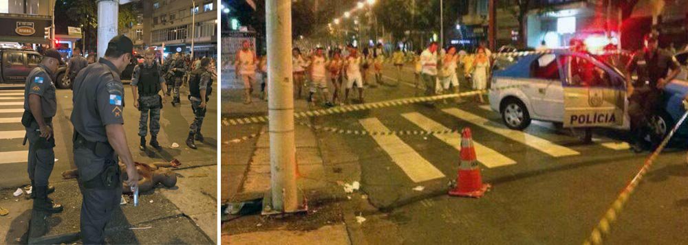 A Polícia Civil informou ainda que, de acordo com a 12ª Delegacia Policial, em Copacabana, as armas apreendidas dos oito policiais foram encaminhadas para a perícia. Também foi solicitada as imagens de câmeras de segurança instaladas na região para ajudar nas investigações (Foto: Leonardo Attuch) A Polícia Civil informou ainda que, de acordo com a 12ª Delegacia Policial, em Copacabana, as armas apreendidas dos oito policiais foram encaminhadas para a perícia. Também foi solicitada as imagens de câmeras de segurança instaladas na região para ajudar nas investigações