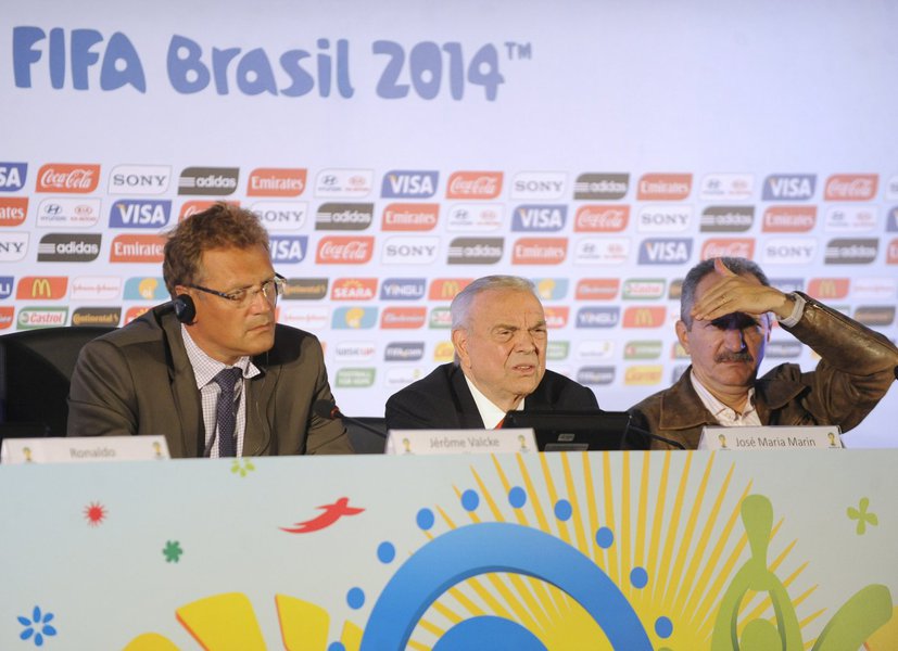 Declaração foi dada nesta quinta-feira 22 pelo secretário-geral da Fifa, faltando menos de dez meses para o Mundial; segundo Jérôme Valcke, o ótimo resultado da Copa das Confederações "dá o conforto" para dizer que a competição de 2014 será bem-sucedida; em coletiva, o dirigente da Fifa também não mostrou preocupação com o estágio atual das obras (Foto: Gisele Federicce) Declaração foi dada nesta quinta-feira 22 pelo secretário-geral da Fifa, faltando menos de dez meses para o Mundial; segundo Jérôme Valcke, o ótimo resultado da Copa das Confederações "dá o conforto" para dizer que a competição de 2014 será bem-sucedida; em coletiva, o dirigente da Fifa também não mostrou preocupação com o estágio atual das obras