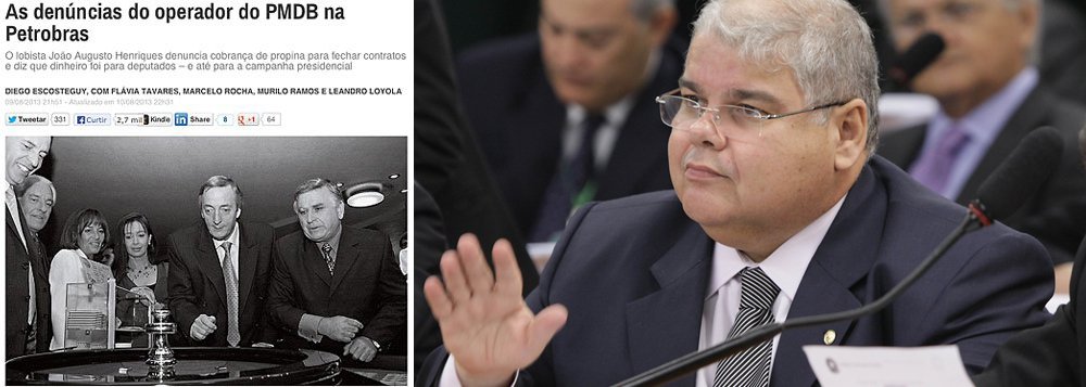 O delator do suposto esquema de pagamento de propina em contratos da Petrobras envolvendo o PMDB, o ex-presidente da BR Distribuidora Jorge Augusto Henrique e o ex-diretor da Área Internacional da estatal Jorge Zelada devem ser convidados para depoimento na Comissão de Minas e Energia da Câmara no próximo dia 22; informação é do requerente do convite e vice-líder do PMDB na Casa, deputado Lúcio Vieira Lima (Foto: Romulo Faro) O delator do suposto esquema de pagamento de propina em contratos da Petrobras envolvendo o PMDB, o ex-presidente da BR Distribuidora Jorge Augusto Henrique e o ex-diretor da Área Internacional da estatal Jorge Zelada devem ser convidados para depoimento na Comissão de Minas e Energia da Câmara no próximo dia 22; informação é do requerente do convite e vice-líder do PMDB na Casa, deputado Lúcio Vieira Lima
