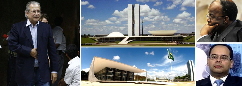 Além de incluir o Planalto na investigação sobre suspeita de uso de celular por José Dirceu dentro da Papuda, solicitação de rastreamento feita pela promotora Márcia Milhomens Sirotheau Corrêa atinge também antenas que cobrem as sedes do Executivo, do Legislativo e do Judiciário; abusos são fruto da decisão do presidente do STF, Joaquim Barbosa, e do juiz Bruno Ribeiro de não avaliar pedido de trabalho já recomendado pelo Procurador-Geral da República, Rodrigo Janot, que rejeita necessidade de qualquer diligência
(Foto: Roberta Namour) Além de incluir o Planalto na investigação sobre suspeita de uso de celular por José Dirceu dentro da Papuda, solicitação de rastreamento feita pela promotora Márcia Milhomens Sirotheau Corrêa atinge também antenas que cobrem as sedes do Executivo, do Legislativo e do Judiciário; abusos são fruto da decisão do presidente do STF, Joaquim Barbosa, e do juiz Bruno Ribeiro de não avaliar pedido de trabalho já recomendado pelo Procurador-Geral da República, Rodrigo Janot, que rejeita necessidade de qualquer diligência