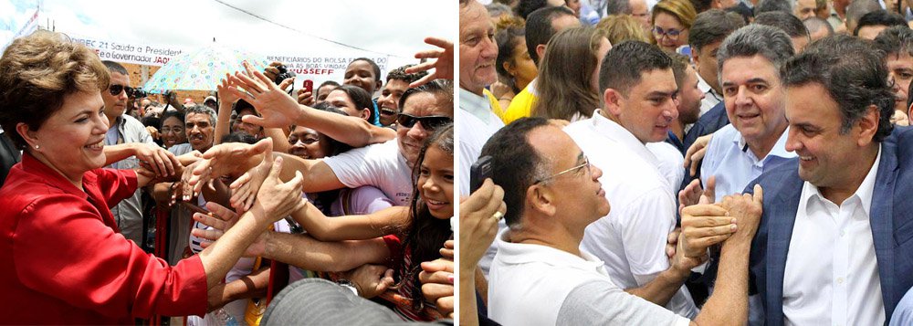 Pesquisa divulgada na quinta-feira 17 foi recebida "com espanto e até com indignação" pela área de Comunicação do governo da presidente Dilma Rousseff, afirma blogueiro Eduardo Guimarães; Planalto aponta, segundo ele, que não houve oscilações da petista no primeiro turno em pesquisas internas encomendadas pelo governo ao instituto Vox Populi, que mostrou a presidente sempre em torno dos 40%; já no Datafolha, a candidata aparece com 37% em maio, 34% em junho, 38% no início de julho e 36% na pesquisa de ontem; outra observação é de que não teria lógica o candidato do PSDB, Aécio Neves, ficar estacionado no primeiro turno e ganhar 20 pontos percentuais no segundo enquanto Dilma só ganha 8 pontos (Foto: Gisele Federicce) Pesquisa divulgada na quinta-feira 17 foi recebida "com espanto e até com indignação" pela área de Comunicação do governo da presidente Dilma Rousseff, afirma blogueiro Eduardo Guimarães; Planalto aponta, segundo ele, que não houve oscilações da petista no primeiro turno em pesquisas internas encomendadas pelo governo ao instituto Vox Populi, que mostrou a presidente sempre em torno dos 40%; já no Datafolha, a candidata aparece com 37% em maio, 34% em junho, 38% no início de julho e 36% na pesquisa de ontem; outra observação é de que não teria lógica o candidato do PSDB, Aécio Neves, ficar estacionado no primeiro turno e ganhar 20 pontos percentuais no segundo enquanto Dilma só ganha 8 pontos