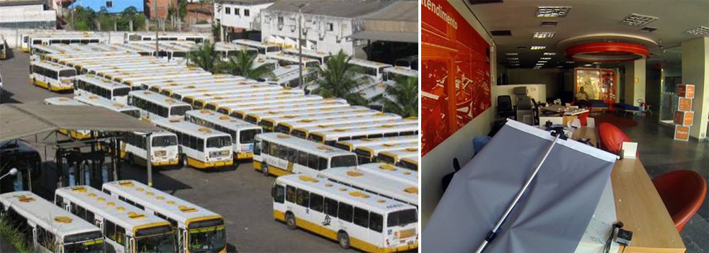 Salvador e interior do estado vivem dia de terror nesta quarta-feira por causa da greve da Polícia Militar deflagrada na noite de ontem; os ônibus saíram das garagens mais tarde nesta manhã e serão recolhidos às 18h por falta de segurança nas ruas, segundo comunicado do sindicato dos rodoviários; o Sindicato dos Bancários recomendou fechamento das agências em todo o estado e orientação é de que funcionamento só volte após o fim do movimento dos policiais militares; a Guarda Municipal de Salvador vai parar suas atividades já nesta tarde para "preservar a vida" dos guardas (Foto: Romulo Faro) Salvador e interior do estado vivem dia de terror nesta quarta-feira por causa da greve da Polícia Militar deflagrada na noite de ontem; os ônibus saíram das garagens mais tarde nesta manhã e serão recolhidos às 18h por falta de segurança nas ruas, segundo comunicado do sindicato dos rodoviários; o Sindicato dos Bancários recomendou fechamento das agências em todo o estado e orientação é de que funcionamento só volte após o fim do movimento dos policiais militares; a Guarda Municipal de Salvador vai parar suas atividades já nesta tarde para "preservar a vida" dos guardas