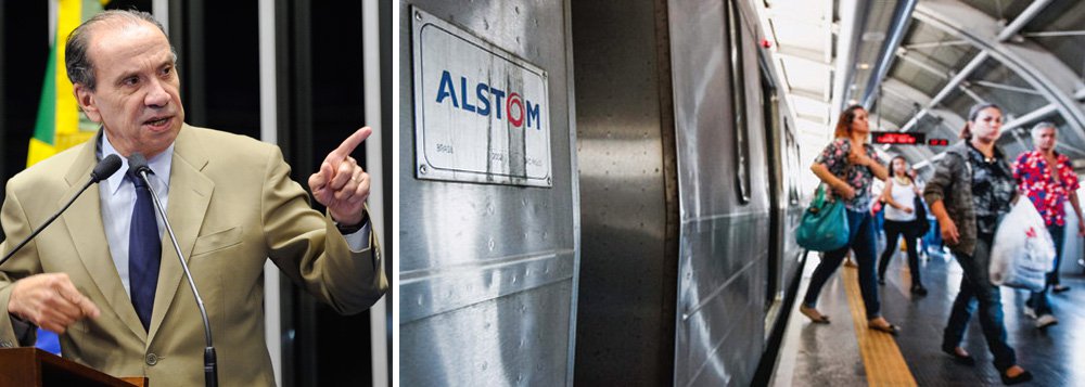 Senador do PSDB paulista perde a estabilidade; cotado para ser vice de Aécio Neves, ele se queimou ao xingar, ontem, blogueiro que lhe dirigiu uma pergunta sobre escândalo de distribuição de propinas Alstom-Siemens; agora, depois de ter assinado pedido de instalação da CPI da Alstom, retirou seu próprio nome; desorientação pode lhe custar o futuro na chapa presidencial (Foto: Gisele Federicce) Senador do PSDB paulista perde a estabilidade; cotado para ser vice de Aécio Neves, ele se queimou ao xingar, ontem, blogueiro que lhe dirigiu uma pergunta sobre escândalo de distribuição de propinas Alstom-Siemens; agora, depois de ter assinado pedido de instalação da CPI da Alstom, retirou seu próprio nome; desorientação pode lhe custar o futuro na chapa presidencial