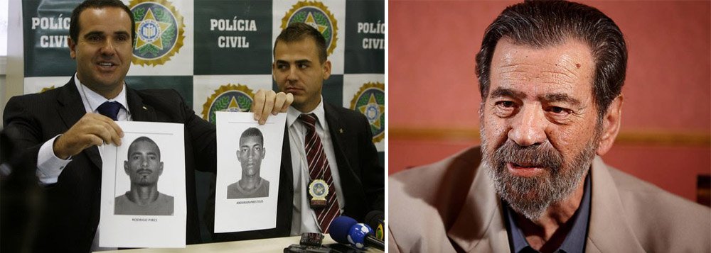 Policiais da Divisão de Homicídios (DH) da Baixada Fluminense prenderam Anderson Pires Teles, de 26 anos, irmão do detento Rogério Pires, caseiro e também suspeito de assalto ao sítio do coronel Paulo Malhães, em Nova Iguaçu, no dia 25 de abril; após a invasão ao sítio, o militar foi encontrado morto; Malhães confessou à Comissão da Verdade sua participação em atos de tortura, morte e ocultação de cadáver de presos políticos durante a ditadura (Foto: Leonardo Lucena) Policiais da Divisão de Homicídios (DH) da Baixada Fluminense prenderam Anderson Pires Teles, de 26 anos, irmão do detento Rogério Pires, caseiro e também suspeito de assalto ao sítio do coronel Paulo Malhães, em Nova Iguaçu, no dia 25 de abril; após a invasão ao sítio, o militar foi encontrado morto; Malhães confessou à Comissão da Verdade sua participação em atos de tortura, morte e ocultação de cadáver de presos políticos durante a ditadura