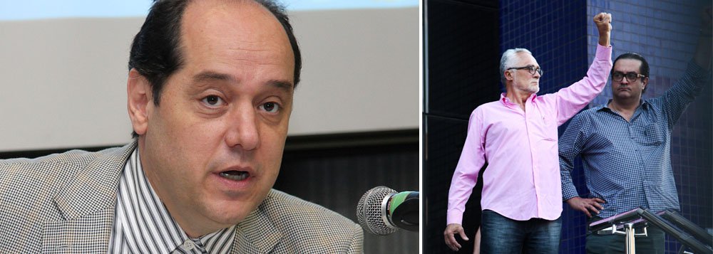 Veículos de comunicação não são partido de oposição, apenas fazem seu papel de "fiscalizar, vigiar e criticar o poder", afirma o jornalista; em artigo, Eugênio Bucci zomba dos condenados na Ação Penal 470 que se entregaram à PF de punhos cerrados e afirma que eles não são nada sem a mídia: "O que seria dos punhos cerrados dando soquinhos no ar sem o auxílio luxuoso do inimigo imaginário?" (Foto: Gisele Federicce) Veículos de comunicação não são partido de oposição, apenas fazem seu papel de "fiscalizar, vigiar e criticar o poder", afirma o jornalista; em artigo, Eugênio Bucci zomba dos condenados na Ação Penal 470 que se entregaram à PF de punhos cerrados e afirma que eles não são nada sem a mídia: "O que seria dos punhos cerrados dando soquinhos no ar sem o auxílio luxuoso do inimigo imaginário?"