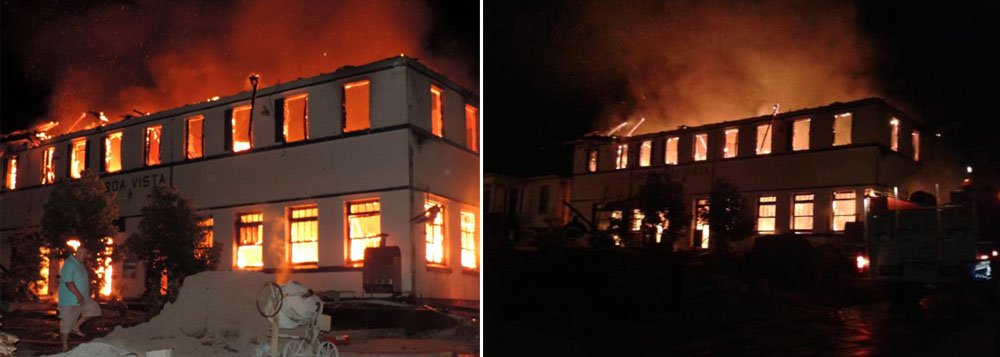 Pelo menos nove pessoas inalaram fumaça e foram encaminhadas ao hospital Annes Dias, em Ibirubá, durante ocorrência; viaturas de municípios vizinhos como Tapera e Quinze de Novembro ajudaram a controlar o fogo (Foto: Roberta Namour) Pelo menos nove pessoas inalaram fumaça e foram encaminhadas ao hospital Annes Dias, em Ibirubá, durante ocorrência; viaturas de municípios vizinhos como Tapera e Quinze de Novembro ajudaram a controlar o fogo