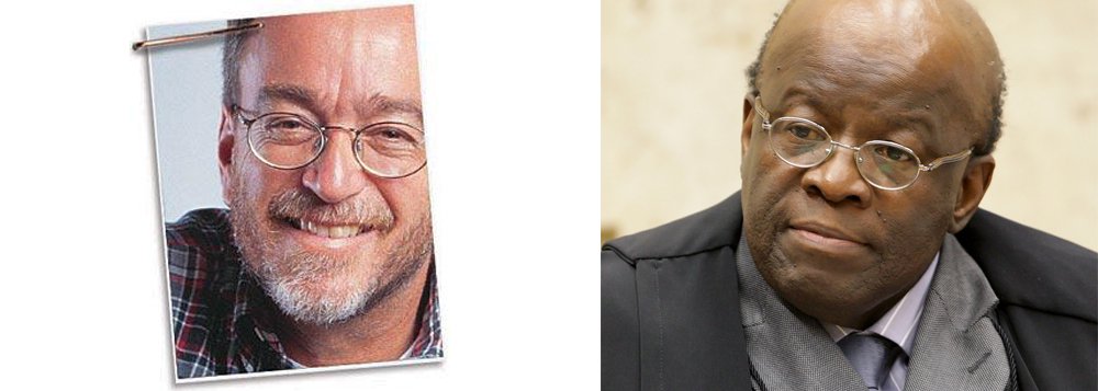 Jornalista Paulo Nogueira, do Diário do Centro do Mundo, diz que "se for confirmada a aposentadoria de Joaquim Barbosa para junho, chegará ao fim uma das mais trágicas biografias do sistema jurídico brasileiro"; ele diz que "o legado de Barbosa resume-se em duas palavras absolutamente incompatíveis com a posição de juiz e, mais ainda, de presidente da mais alta corte nacional: ódio e vingança" (Foto: Valter Lima) Jornalista Paulo Nogueira, do Diário do Centro do Mundo, diz que "se for confirmada a aposentadoria de Joaquim Barbosa para junho, chegará ao fim uma das mais trágicas biografias do sistema jurídico brasileiro"; ele diz que "o legado de Barbosa resume-se em duas palavras absolutamente incompatíveis com a posição de juiz e, mais ainda, de presidente da mais alta corte nacional: ódio e vingança"
