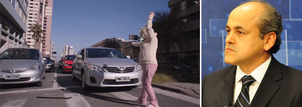 "Vovó Gertrudes", personagem da atriz Regina Vogue, estaria consumindo cerca de R$ 2,5 milhões da prefeitura da capital paranaense em publicidade (Foto: Leonardo Lucena) "Vovó Gertrudes", personagem da atriz Regina Vogue, estaria consumindo cerca de R$ 2,5 milhões da prefeitura da capital paranaense em publicidade