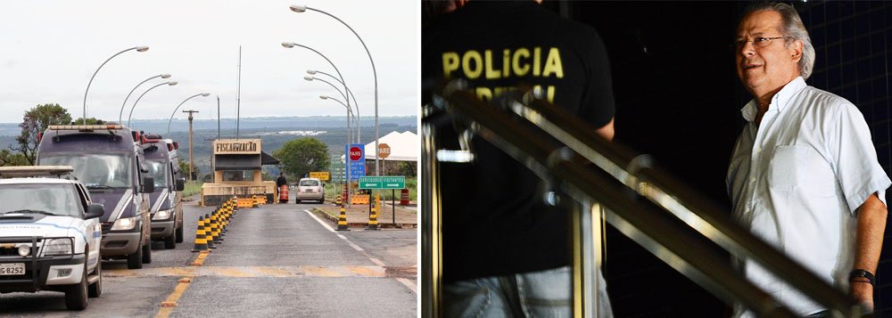 Condenado na AP 470 a regime semiaberto, ex-ministro José Dirceu chega a ficar 22 horas na cela, com direito a 2 horas de banho de sol; mesmo assim, mostra disposição como voluntário para serviços de varrição e limpeza do pátio da prisão (Foto: Roberta Namour) Condenado na AP 470 a regime semiaberto, ex-ministro José Dirceu chega a ficar 22 horas na cela, com direito a 2 horas de banho de sol; mesmo assim, mostra disposição como voluntário para serviços de varrição e limpeza do pátio da prisão