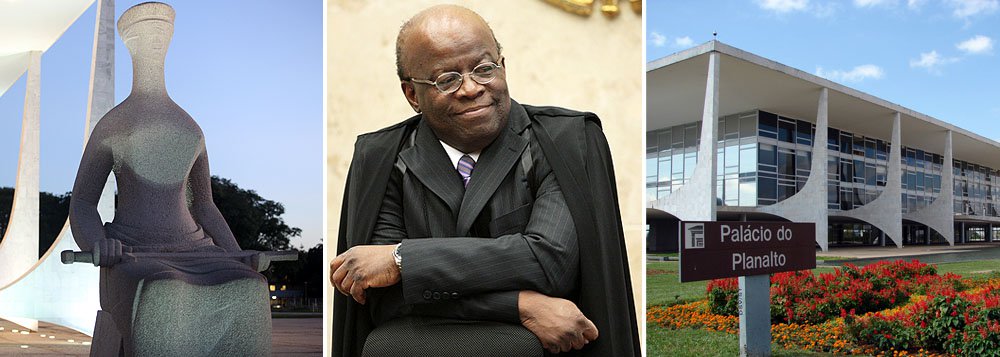 Presidente do Supremo Tribunal Federal defende reajuste de até 35% para os 30 mil magistrados brasileiros e também ao Ministério Público federal e estadual, além de pensionistas e aposentados; teto salarial, que hoje é de R$ 29,4 mil no STF, pode chegar a R$ 40 mil por mês; em nota enviada ao Senado, Barbosa afirma que a medida é uma forma de “garantir a permanência e estimular o crescimento profissional na carreira” (Foto: Roberta Namour) www.brasil247.com - Presidente do Supremo Tribunal Federal defende reajuste de até 35% para os 30 mil magistrados brasileiros e também ao Ministério Público federal e estadual, além de pensionistas e aposentados; teto salarial, que hoje é de R$ 29,4 mil no STF, pode chegar a R$ 40 mil por mês; em nota enviada ao Senado, Barbosa afirma que a medida é uma forma de “garantir a permanência e estimular o crescimento profissional na carreira”