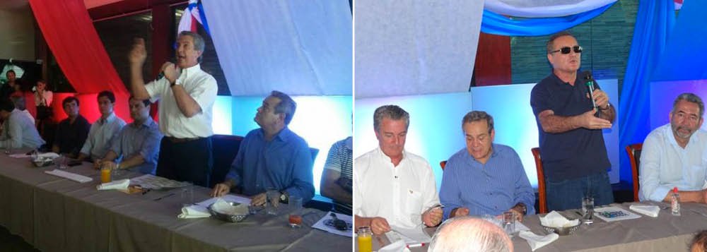 Os partidos que sustentam a base de apoio ao governo Dilma Rousseff (PT) em Alagoas se reuniram, na tarde desta segunda-feira (23), em um restaurante na orla de Ponta Verde, em Maceió, para traçar o cenário político de 2014 e avaliar as ações do último ano. Na oportunidade, os partidos lançaram um manifesto contra a gestão de Teotonio Vilela Filho (PSDB), intitulado "Em Defesa de Alagoas". (Foto: Voney Malta) Os partidos que sustentam a base de apoio ao governo Dilma Rousseff (PT) em Alagoas se reuniram, na tarde desta segunda-feira (23), em um restaurante na orla de Ponta Verde, em Maceió, para traçar o cenário político de 2014 e avaliar as ações do último ano. Na oportunidade, os partidos lançaram um manifesto contra a gestão de Teotonio Vilela Filho (PSDB), intitulado "Em Defesa de Alagoas".