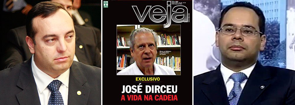 Deputado federal Fernando Francischini (SDD-PR) pedirá a transferéncia de José Dirceu para um presídio federal; motivo é reportagem da revista da Abril que parte de um crime: a foto de um presidiário, numa clara violação de direitos humanos; processo cairá nas mãos do juiz Bruno Ribeiro, que tem sido o braço-direito do presidente do STF, Joaquim Barbosa, na perseguição implacável a Dirceu; no passado, Francischini participou de outra armação em parceria com Veja e os arapongas de Carlos Cachoeira, numa tentativa para derrubar o governo de Agnelo Queiroz (Foto: Roberta Namour) Deputado federal Fernando Francischini (SDD-PR) pedirá a transferéncia de José Dirceu para um presídio federal; motivo é reportagem da revista da Abril que parte de um crime: a foto de um presidiário, numa clara violação de direitos humanos; processo cairá nas mãos do juiz Bruno Ribeiro, que tem sido o braço-direito do presidente do STF, Joaquim Barbosa, na perseguição implacável a Dirceu; no passado, Francischini participou de outra armação em parceria com Veja e os arapongas de Carlos Cachoeira, numa tentativa para derrubar o governo de Agnelo Queiroz
