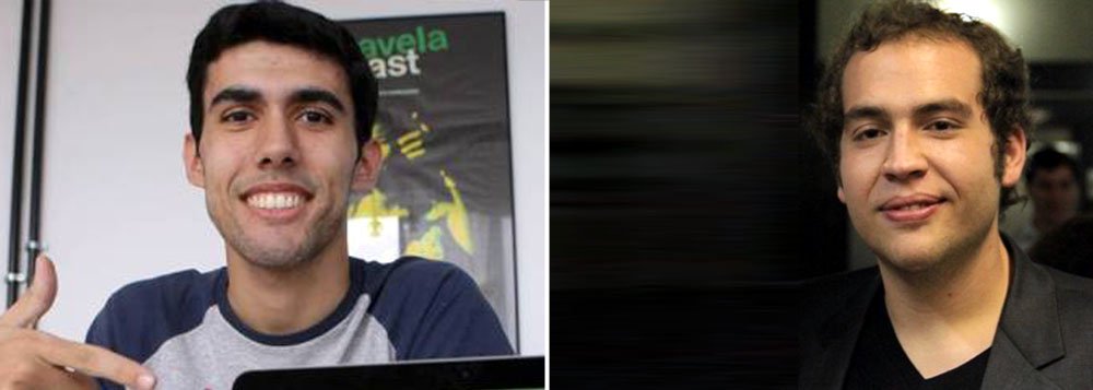 Jeferson Monteiro (esq.), criador da Dilma Bolada, afirma no Facebook que foi contatado por uma agência de publicidade para negociar com Pedro Guadalupe (dir.), membro da equipe digital do PSDB, plano de venda de apoio político de sua página para as eleições presidenciais deste ano (Foto: Roberta Namour) Jeferson Monteiro (esq.), criador da Dilma Bolada, afirma no Facebook que foi contatado por uma agência de publicidade para negociar com Pedro Guadalupe (dir.), membro da equipe digital do PSDB, plano de venda de apoio político de sua página para as eleições presidenciais deste ano