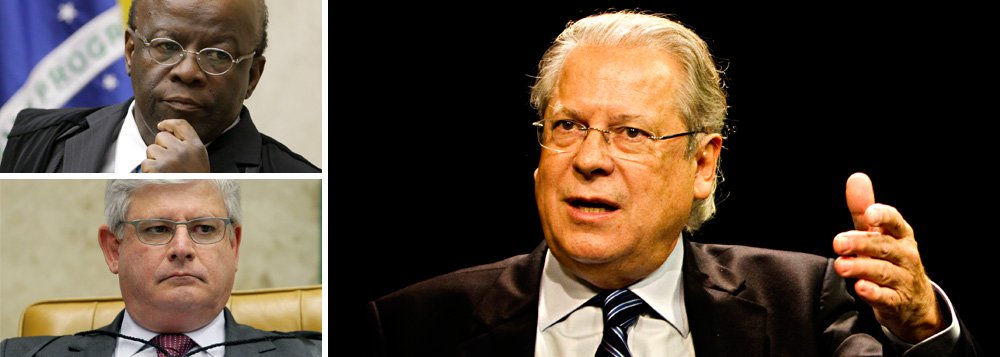 Presidente do Supremo Tribunal Federal, Joaquim Barbosa, pediu ao procurador-geral da República, Rodrigo Janot, parecer sobre o pedido do Ministério Público do Distrito Federal para quebrar o sigilo telefônico dos envolvidos na investigação sobre o suposto uso de celular pelo ex-ministro José Dirceu; para investigar se Dirceu usou celular dentro do presídio, a promotora Márcia Milhomens Sirotheau Correa forneceu as coordenadas geográficas para quebra de sigilo também do Palácio do Planalto (Foto: Gisele Federicce) Presidente do Supremo Tribunal Federal, Joaquim Barbosa, pediu ao procurador-geral da República, Rodrigo Janot, parecer sobre o pedido do Ministério Público do Distrito Federal para quebrar o sigilo telefônico dos envolvidos na investigação sobre o suposto uso de celular pelo ex-ministro José Dirceu; para investigar se Dirceu usou celular dentro do presídio, a promotora Márcia Milhomens Sirotheau Correa forneceu as coordenadas geográficas para quebra de sigilo também do Palácio do Planalto