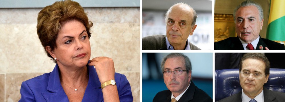 Jornalista Tereza Cruvinel, colunista do 247, recorda o que já aconteceu esta semana "na marcha das conspirações": a aproximação entre José Serra e Michel Temer e, com isso, a chance de o tucano se tornar ministro da Fazenda de um eventual governo do peemedebista; articulações entre o presidente da Câmara, Eduardo Cunha, e tucanos para aprovar um pedido de impeachment na Casa; e a aproximação PMDB-PSDB, por meio do presidente do Senado, Renan Calheiros, fortalecendo a tese do impeachment com posse de Temer; "Este cenário, entretanto, reflete disposições políticas, mas não ainda condições objetivas para um impeachment. Elas dependem de duas agendas deste mês de agosto: as manifestações do dia 16 e a apreciação das contas de Dilma pelo TCU no dia 19", avalia Tereza (Foto: Tereza Cruvinel) Jornalista Tereza Cruvinel, colunista do 247, recorda o que já aconteceu esta semana "na marcha das conspirações": a aproximação entre José Serra e Michel Temer e, com isso, a chance de o tucano se tornar ministro da Fazenda de um eventual governo do peemedebista; articulações entre o presidente da Câmara, Eduardo Cunha, e tucanos para aprovar um pedido de impeachment na Casa; e a aproximação PMDB-PSDB, por meio do presidente do Senado, Renan Calheiros, fortalecendo a tese do impeachment com posse de Temer; "Este cenário, entretanto, reflete disposições políticas, mas não ainda condições objetivas para um impeachment. Elas dependem de duas agendas deste mês de agosto: as manifestações do dia 16 e a apreciação das contas de Dilma pelo TCU no dia 19", avalia Tereza