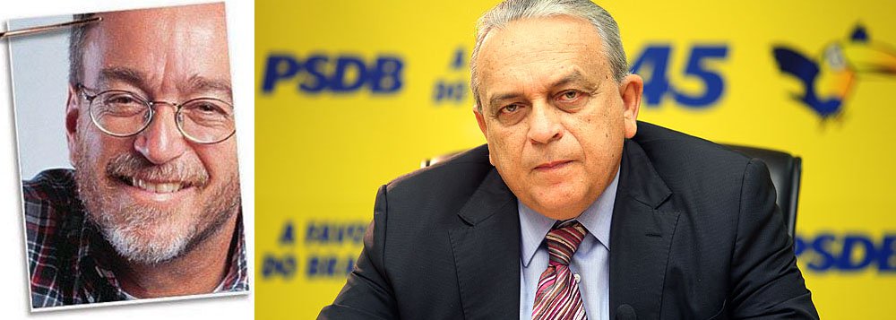 "Só vou acreditar nessa lei quando um tucano graúdo for preso, por exemplo. Na Lava Jato, o único líder do PSDB realmente em situação complicada é um cadáver", diz o jornalista Paulo Nogueira, editor do DCM (Foto: Leonardo Attuch) "Só vou acreditar nessa lei quando um tucano graúdo for preso, por exemplo. Na Lava Jato, o único líder do PSDB realmente em situação complicada é um cadáver", diz o jornalista Paulo Nogueira, editor do DCM