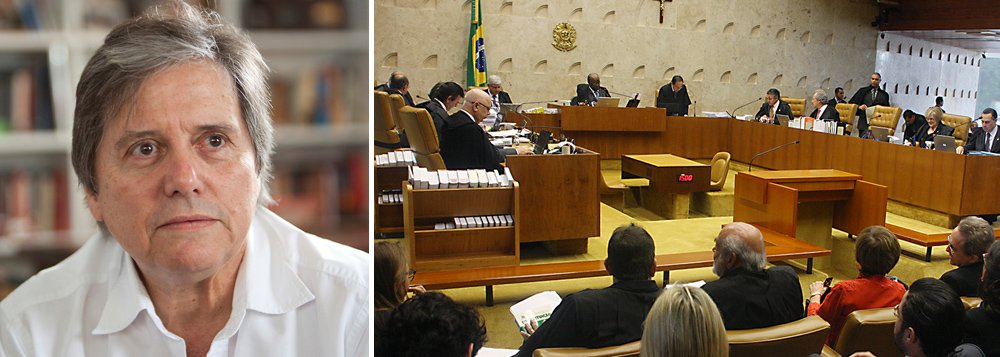 Colunista da IstoÉ, jornalista Paulo Moreira Leite avalia que a proposta da OAB que prevê o fim de doações de empresas privadas em campanhas eleitorais "ajuda a enfrentar o aluguel de nosso sistema político"; segundo ele, o STF tem agora "uma ótima oportunidade para dar uma contribuição efetiva para a melhoria do padrão de nossa democracia" (Foto: Gisele Federicce) Colunista da IstoÉ, jornalista Paulo Moreira Leite avalia que a proposta da OAB que prevê o fim de doações de empresas privadas em campanhas eleitorais "ajuda a enfrentar o aluguel de nosso sistema político"; segundo ele, o STF tem agora "uma ótima oportunidade para dar uma contribuição efetiva para a melhoria do padrão de nossa democracia"
