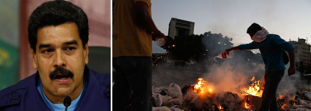 "Com esta comissão, vamos investigar a fundo o que aconteceu durante este intento de golpe fascista e descobrir quem foram os autores dos assassinatos cometidos aqui", disse o presidente venezuelano, que informou que também convocará a oposição para participar da comissão da verdade; governo contabiliza 11 mortes durante manifestações, embora a imprensa local registre 13 (Foto: Gisele Federicce) "Com esta comissão, vamos investigar a fundo o que aconteceu durante este intento de golpe fascista e descobrir quem foram os autores dos assassinatos cometidos aqui", disse o presidente venezuelano, que informou que também convocará a oposição para participar da comissão da verdade; governo contabiliza 11 mortes durante manifestações, embora a imprensa local registre 13