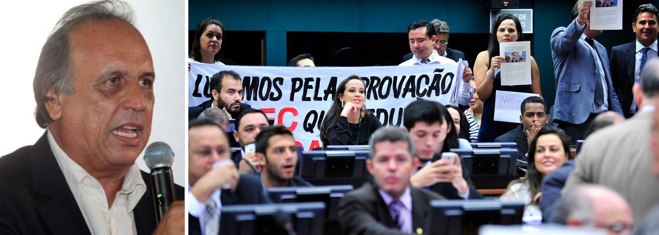 Governador Luiz Fernando Pezão (PMDB) defendeu na manhã desta quarta-feira, 1º, a redução da maioridade penal para crimes hediondos, como latrocínio (roubo seguido de morto), estupro e homicídio qualificado, entre outros; "A minha posição é de que os crimes hediondos merecem a redução da maioridade penal. Mas isso é uma questão que tem de ser resolvida pelo Congresso Nacional", disse; desde o ano passado, o governador e o secretário estadual de Segurança do Rio, José Mariano Beltrame, reivindicam mudanças na legislação penal para tornar mais severas as penas para punir assassinos de policiais (Foto: Aquiles Lins) Governador Luiz Fernando Pezão (PMDB) defendeu na manhã desta quarta-feira, 1º, a redução da maioridade penal para crimes hediondos, como latrocínio (roubo seguido de morto), estupro e homicídio qualificado, entre outros; "A minha posição é de que os crimes hediondos merecem a redução da maioridade penal. Mas isso é uma questão que tem de ser resolvida pelo Congresso Nacional", disse; desde o ano passado, o governador e o secretário estadual de Segurança do Rio, José Mariano Beltrame, reivindicam mudanças na legislação penal para tornar mais severas as penas para punir assassinos de policiais