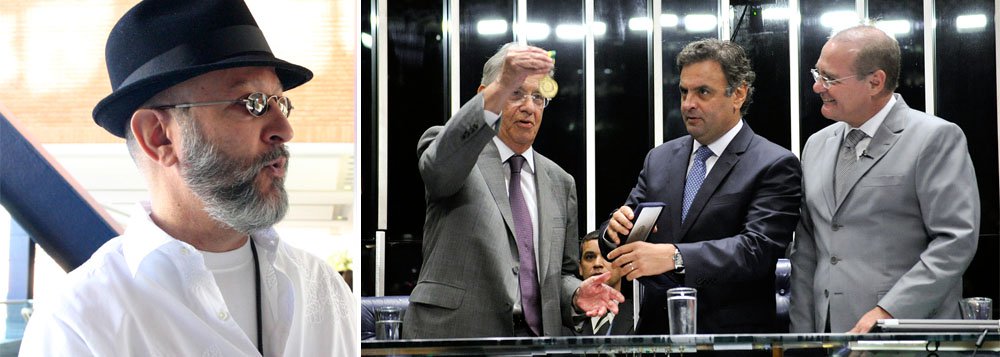 Colunista político escreve que "um detalhe estragou a festa" que celebrou, em sessão no Senado, os 20 anos da moeda; "Urdida pelo senador Aécio Neves com propósitos eleitorais, a coisa virou uma celebração partidária. O Real merecia mais", diz Josias de Souza (Foto: Gisele Federicce) Colunista político escreve que "um detalhe estragou a festa" que celebrou, em sessão no Senado, os 20 anos da moeda; "Urdida pelo senador Aécio Neves com propósitos eleitorais, a coisa virou uma celebração partidária. O Real merecia mais", diz Josias de Souza