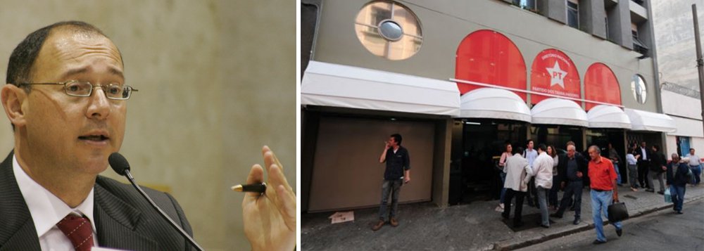 Mais um ato contra o Partido dos Trabalhadores foi registrado nesta madrugada, quando ladrões invadiram a sede do Diretório Municipal do PT-SP, no centro da capital; "Durante a invasão vasculharam gavetas e armários, e até o momento não foi identificado furto de pertences. O Boletim de Ocorrência foi realizado no 1° Distrito Policial da Sé", afirmou o presidente do diretório, Paulo Fiorillo; é o quarto caso de violações contra o PT em 2015 (Foto: Aquiles Lins) Mais um ato contra o Partido dos Trabalhadores foi registrado nesta madrugada, quando ladrões invadiram a sede do Diretório Municipal do PT-SP, no centro da capital; "Durante a invasão vasculharam gavetas e armários, e até o momento não foi identificado furto de pertences. O Boletim de Ocorrência foi realizado no 1° Distrito Policial da Sé", afirmou o presidente do diretório, Paulo Fiorillo; é o quarto caso de violações contra o PT em 2015
