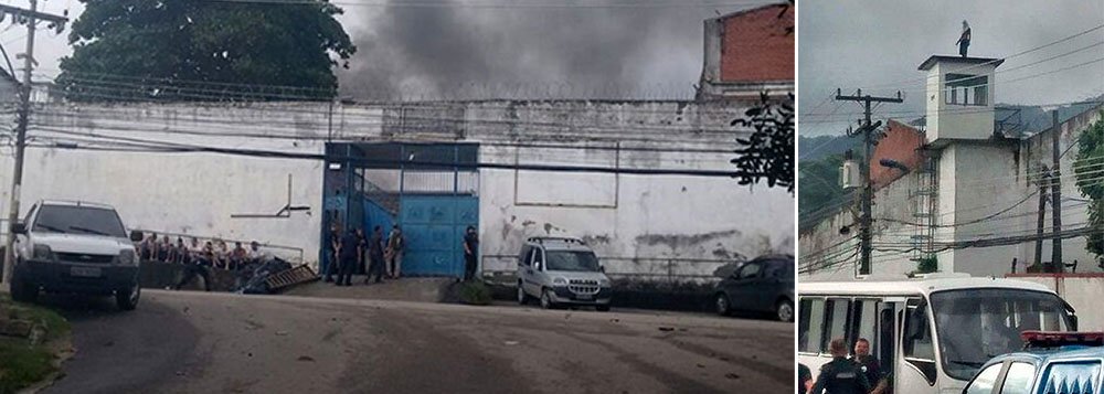 Adolescentes do Educandário Santo Expedito, em Bangu, zona oeste do Rio, fizeram uma rebelião; eles destruíram seis alojamentos e parte da escola e do local onde frequentam cursos. Também atearam fogo em colchões; não houve fugas e nem feridos, segundo a assessoria do Departamento Geral de Ações Sócioeducativas (Degase), da Secretaria de Estado de Educação (Foto: Leonardo Lucena) Adolescentes do Educandário Santo Expedito, em Bangu, zona oeste do Rio, fizeram uma rebelião; eles destruíram seis alojamentos e parte da escola e do local onde frequentam cursos. Também atearam fogo em colchões; não houve fugas e nem feridos, segundo a assessoria do Departamento Geral de Ações Sócioeducativas (Degase), da Secretaria de Estado de Educação
