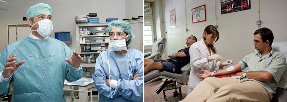 No momento em que governo brasileiro enfrenta revolta da classe médica contra a contratação de médicos do país de Fidel Castro, portugueses lutam para mantê-los. Até o presidente da Ordem dos Médicos de Portugal, reconhece:“Naturalmente os cidadãos que receberam os médicos estrangeiros ficaram satisfeitos, porque passaram a ter um médico” (Foto: Roberta Namour) No momento em que governo brasileiro enfrenta revolta da classe médica contra a contratação de médicos do país de Fidel Castro, portugueses lutam para mantê-los. Até o presidente da Ordem dos Médicos de Portugal, reconhece:“Naturalmente os cidadãos que receberam os médicos estrangeiros ficaram satisfeitos, porque passaram a ter um médico”