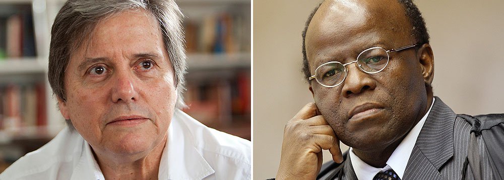 Aposentadoria do presidente do Supremo "abre a oportunidade para a recuperação de noções básicas do sistema republicano", escreve Paulo Moreira Leite; jornalista diz que ministro deixa o cargo "depois de uma decisão que se transformou em escândalo jurídico" e que agora "ficará longe dos grandes constrangimentos que aguardam" futuro da AP 470 (Foto: Gisele Federicce) Aposentadoria do presidente do Supremo "abre a oportunidade para a recuperação de noções básicas do sistema republicano", escreve Paulo Moreira Leite; jornalista diz que ministro deixa o cargo "depois de uma decisão que se transformou em escândalo jurídico" e que agora "ficará longe dos grandes constrangimentos que aguardam" futuro da AP 470
