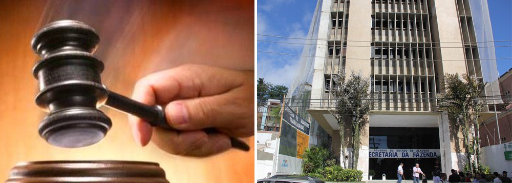 O Tribunal de Justiça de Alagoas (TJ/AL) condenou os ex-secretários de finanças no governo Ronaldo Lessa por improbidade administrativa. Sérgio Dórea e Eduardo Henrique Ferreira teriam desviado cerca de 41,6 milhões dos salários dos servidores estaduais. O ex-governador foi inocentado (Foto: Voney Malta) O Tribunal de Justiça de Alagoas (TJ/AL) condenou os ex-secretários de finanças no governo Ronaldo Lessa por improbidade administrativa. Sérgio Dórea e Eduardo Henrique Ferreira teriam desviado cerca de 41,6 milhões dos salários dos servidores estaduais. O ex-governador foi inocentado