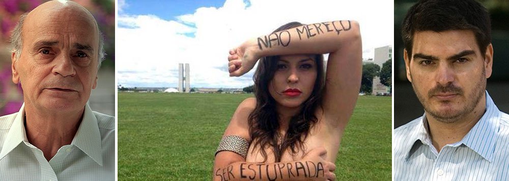 Depois de Rodrigo Constantino afirmar que "mulher direita" corre menos risco de estupro; o médico Drauzio Varela coloca os pontos nos is: "Homem nenhum tem o direito de atacar uma mulher. Nem que ela esteja nua, num banco de jardim"; recentemente, a jornalista Nana Queiroz protestou, seminua, contra a tese de que mulheres em roupas sensuais merecem ser estupradas (Foto: Leonardo Attuch) Depois de Rodrigo Constantino afirmar que "mulher direita" corre menos risco de estupro; o médico Drauzio Varela coloca os pontos nos is: "Homem nenhum tem o direito de atacar uma mulher. Nem que ela esteja nua, num banco de jardim"; recentemente, a jornalista Nana Queiroz protestou, seminua, contra a tese de que mulheres em roupas sensuais merecem ser estupradas