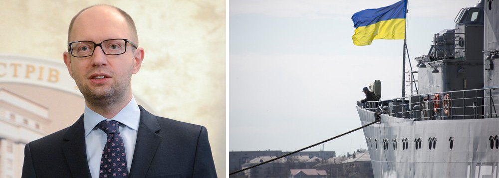 Morte de militar ucraniano que estava em base atacada na principal cidade da Crimeia, Simferopol, é a primeira resultante da crise na região; primeiro-ministro Arseny Yatseniuk denunciou o fato como um "crime de guerra"; Ministério da Defesa da Ucrânia informou que seus soldados na Crimeia estão "autorizados a usar armas" (Foto: Gisele Federicce) Morte de militar ucraniano que estava em base atacada na principal cidade da Crimeia, Simferopol, é a primeira resultante da crise na região; primeiro-ministro Arseny Yatseniuk denunciou o fato como um "crime de guerra"; Ministério da Defesa da Ucrânia informou que seus soldados na Crimeia estão "autorizados a usar armas"