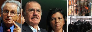 Em meio à crise no sistema prisional do Maranhão, governado por Roseana Sarney, filha do ex-presidente José Sarney, o ex-deputado Fernando Gabeira afirma que, após desembarcar em São Luís, a sua sensação foi "de que, ao menos na capital, há um desejo de romper com o longo domínio (dos Sarney)"; "Sarney tornou-se poderoso, os empreendimentos da família cresceram, mas tudo indica que agora essa relação dominadora pode ser derrubada", disse
(Foto: Leonardo Lucena) Em meio à crise no sistema prisional do Maranhão, governado por Roseana Sarney, filha do ex-presidente José Sarney, o ex-deputado Fernando Gabeira afirma que, após desembarcar em São Luís, a sua sensação foi "de que, ao menos na capital, há um desejo de romper com o longo domínio (dos Sarney)"; "Sarney tornou-se poderoso, os empreendimentos da família cresceram, mas tudo indica que agora essa relação dominadora pode ser derrubada", disse