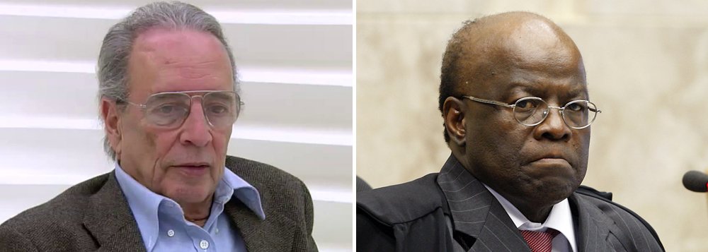 Segundo o jornalista Jânio de Freitas, a sem-cerimônia com que Joaquim Barbosa, presidente do STF, excede seus poderes só se compara à facilidade com que distribui insultos: “Imaginar a mais alta corte do país a fraudar os princípios básicos de aplicação de justiça, com a concordância da maioria de seus integrantes, é admitir a ruína do sistema de Justiça do país” (Foto: Roberta Namour) Segundo o jornalista Jânio de Freitas, a sem-cerimônia com que Joaquim Barbosa, presidente do STF, excede seus poderes só se compara à facilidade com que distribui insultos: “Imaginar a mais alta corte do país a fraudar os princípios básicos de aplicação de justiça, com a concordância da maioria de seus integrantes, é admitir a ruína do sistema de Justiça do país”