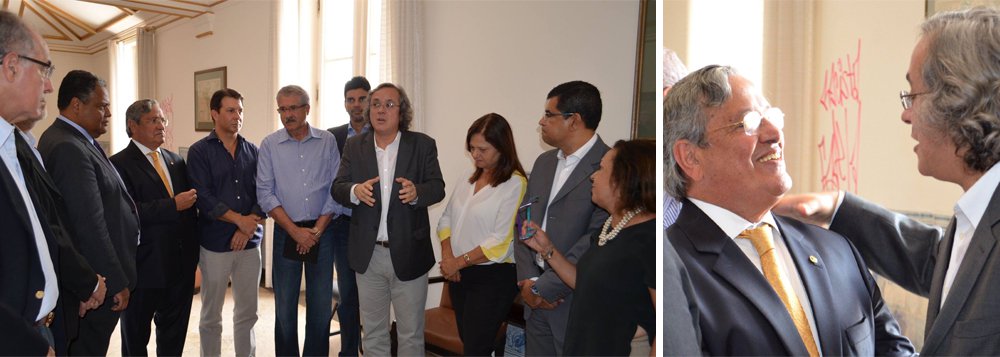 Presente a reunião da bancada baiana na Câmara para tratar dos problemas de infraestrutura da UFBA, o deputado Benito Gama (PTB) assumiu o compromisso de ajudar nas causas apresentadas; "A ideia é formarmos inicialmente um grupo operacional, para analisarmos as prioridades. A UFBA é um patrimônio e precisa de melhorias em todas as áreas ", disse o parlamentar, que foi convidado para integrar a frente parlamentar que trabalha em prol das demandas das universidades federais (Foto: Romulo Faro) Presente a reunião da bancada baiana na Câmara para tratar dos problemas de infraestrutura da UFBA, o deputado Benito Gama (PTB) assumiu o compromisso de ajudar nas causas apresentadas; "A ideia é formarmos inicialmente um grupo operacional, para analisarmos as prioridades. A UFBA é um patrimônio e precisa de melhorias em todas as áreas ", disse o parlamentar, que foi convidado para integrar a frente parlamentar que trabalha em prol das demandas das universidades federais