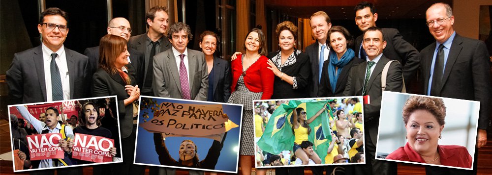 Se a maioria da imprensa brasileira insiste em pesar a mão sobre a cobertura que faz das ações do governo da presidente Dilma Rousseff (PT), as impressões da mídia estrangeira, após encontro com a mandatária do país ontem, foram bem positivas; Onze correspondentes internacionais se reuniram com Dilma na terça (3) e a repercussão do encontro revelou uma Dilma bem diferente da que é mostrada diariamente pelos jornalões do Brasil; de modo geral, textos apontaram dificuldades do país, mas deram à presidente a oportunidade de expor seus pontos de vista e defender seu legado; mídia brasileira seguirá o exemplo? (Foto: Valter Lima) Se a maioria da imprensa brasileira insiste em pesar a mão sobre a cobertura que faz das ações do governo da presidente Dilma Rousseff (PT), as impressões da mídia estrangeira, após encontro com a mandatária do país ontem, foram bem positivas; Onze correspondentes internacionais se reuniram com Dilma na terça (3) e a repercussão do encontro revelou uma Dilma bem diferente da que é mostrada diariamente pelos jornalões do Brasil; de modo geral, textos apontaram dificuldades do país, mas deram à presidente a oportunidade de expor seus pontos de vista e defender seu legado; mídia brasileira seguirá o exemplo?