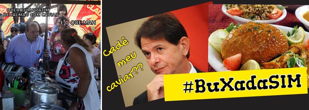 Depois da divulgação da contratação de um buffet por R$ 3,4 milhões para atender ao gabinete e a residência oficial do Governo do Ceará, com um cardápio que inclui caviar e escargots, um grupo de manifestantes resolveu protestar de uma maneira bem humorada através das redes sociais; batizada de “Buchada no Palácio”, a manifestação está marcada para o próximo dia 23 e deve acontecer em frente ao Palácio da Abolição, sede do Governo do Estado; até esta tarde, mais de 1,7 mil pessoas já haviam confirmado presença (Foto: Paulo Emílio) Depois da divulgação da contratação de um buffet por R$ 3,4 milhões para atender ao gabinete e a residência oficial do Governo do Ceará, com um cardápio que inclui caviar e escargots, um grupo de manifestantes resolveu protestar de uma maneira bem humorada através das redes sociais; batizada de “Buchada no Palácio”, a manifestação está marcada para o próximo dia 23 e deve acontecer em frente ao Palácio da Abolição, sede do Governo do Estado; até esta tarde, mais de 1,7 mil pessoas já haviam confirmado presença
