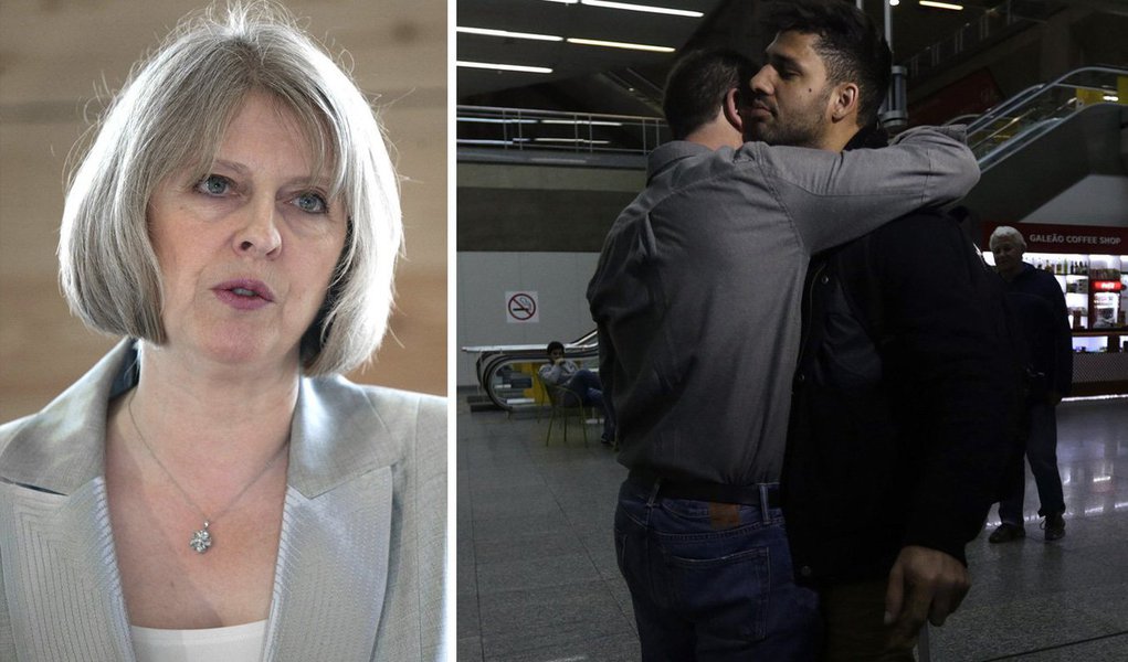 A ministra do Interior, Theresa May, disse que a polícia valeu-se de poderes conferidos pelas leis antiterrorismo, que autorizam medidas de segurança para impedir que dados furtados ajudem terroristas, para deter o brasileiro David Miranda: "se a polícia acreditar que alguém está de posse de informações furtadas e altamente sensíveis, que poderiam ajudar terroristas, que poderiam colocar vidas em risco, levar a uma potencial perda de vida, a polícia seja capaz de agir, e é isso que a lei a autoriza a fazer" (Foto: Valter Lima) A ministra do Interior, Theresa May, disse que a polícia valeu-se de poderes conferidos pelas leis antiterrorismo, que autorizam medidas de segurança para impedir que dados furtados ajudem terroristas, para deter o brasileiro David Miranda: "se a polícia acreditar que alguém está de posse de informações furtadas e altamente sensíveis, que poderiam ajudar terroristas, que poderiam colocar vidas em risco, levar a uma potencial perda de vida, a polícia seja capaz de agir, e é isso que a lei a autoriza a fazer"
