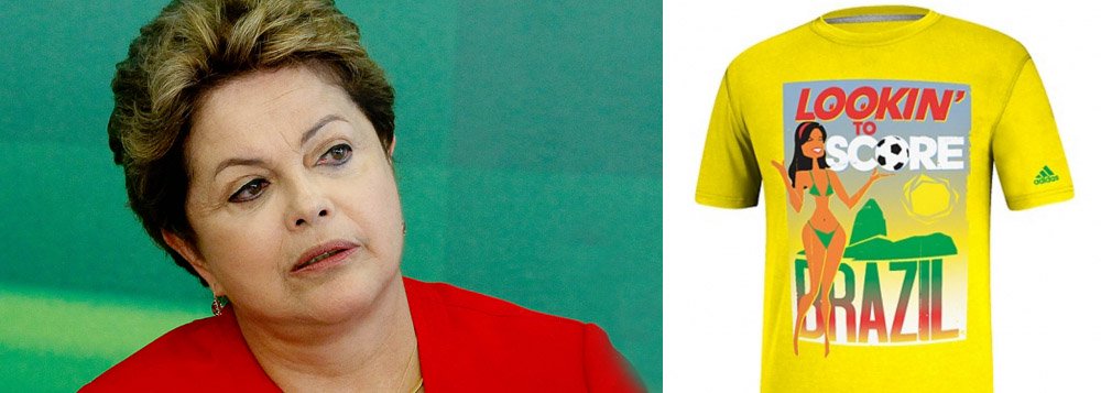 "O governo aumentará os esforços na prevenção da exploração sexual de crianças e adolescentes no #Carnaval e na #CopaDasCopas", escreveu a presidente em sua conta no Twitter; manifestação ocorre em meio à polêmica em torno da linha de camisetas relacionadas à Copa, com apelo sexual, produzidas pela Adidas, uma das patrocinadoras oficiais do Mundial (Foto: Gisele Federicce) "O governo aumentará os esforços na prevenção da exploração sexual de crianças e adolescentes no #Carnaval e na #CopaDasCopas", escreveu a presidente em sua conta no Twitter; manifestação ocorre em meio à polêmica em torno da linha de camisetas relacionadas à Copa, com apelo sexual, produzidas pela Adidas, uma das patrocinadoras oficiais do Mundial