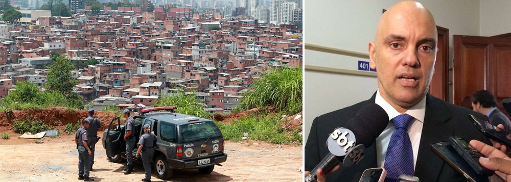 No período, Alexandre de Moraes esteve à frente da Secretaria da Segurança da gestão Alckmin (PSDB); as 358 mortes praticadas por policiais do Estado em serviço são 128% superiores às 157 registradas nos primeiros seis meses de 2013, quando Fernando Grella Vieira assumiu a pasta (Foto: Roberta Namour) No período, Alexandre de Moraes esteve à frente da Secretaria da Segurança da gestão Alckmin (PSDB); as 358 mortes praticadas por policiais do Estado em serviço são 128% superiores às 157 registradas nos primeiros seis meses de 2013, quando Fernando Grella Vieira assumiu a pasta