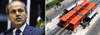 A proposta de renovação do convênio da Coordenação da Região Metropolitana de Curitiba (Comec) com a Urbs, empresa municipal que gerencia o transporte coletivo, entregue oferece um subsídio de R$ 7,45 milhões; era o que o prefeito Gustavo Fruet (PDT) exigia para manter a Rede Integrada de Transporte (RIT) (Foto: Leonardo Lucena) A proposta de renovação do convênio da Coordenação da Região Metropolitana de Curitiba (Comec) com a Urbs, empresa municipal que gerencia o transporte coletivo, entregue oferece um subsídio de R$ 7,45 milhões; era o que o prefeito Gustavo Fruet (PDT) exigia para manter a Rede Integrada de Transporte (RIT)