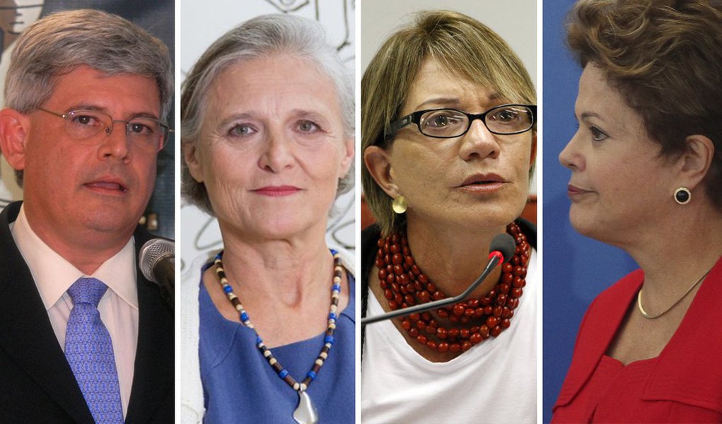 Presidente se reuniu com os ministros José Eduardo Cardozo e Luís Inácio Adams nesta quinta, mas não se decidiu quem será o sucesso de Roberto Gurgel; disputam a vaga os subprocuradores-gerais Rodrigo Janot, Ela Wiecko e Deborah Duprat; presidente estuda possibilidade de escolher primeira mulher para o cargo, mas teme contrariar tradição de optar pelo mais votado (Foto: Valter Lima) Presidente se reuniu com os ministros José Eduardo Cardozo e Luís Inácio Adams nesta quinta, mas não se decidiu quem será o sucesso de Roberto Gurgel; disputam a vaga os subprocuradores-gerais Rodrigo Janot, Ela Wiecko e Deborah Duprat; presidente estuda possibilidade de escolher primeira mulher para o cargo, mas teme contrariar tradição de optar pelo mais votado