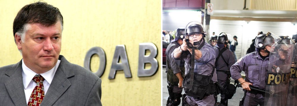Presidente da OAB, Marcos da Costa, disse que a corporação só deve agir quando houver indícios consistentes da prática de crimes; no protesto Não Vai Ter Copa, 262 manifestantes foram detidos, segundo a Secretaria de Segurança Pública (Foto: Roberta Namour) Presidente da OAB, Marcos da Costa, disse que a corporação só deve agir quando houver indícios consistentes da prática de crimes; no protesto Não Vai Ter Copa, 262 manifestantes foram detidos, segundo a Secretaria de Segurança Pública