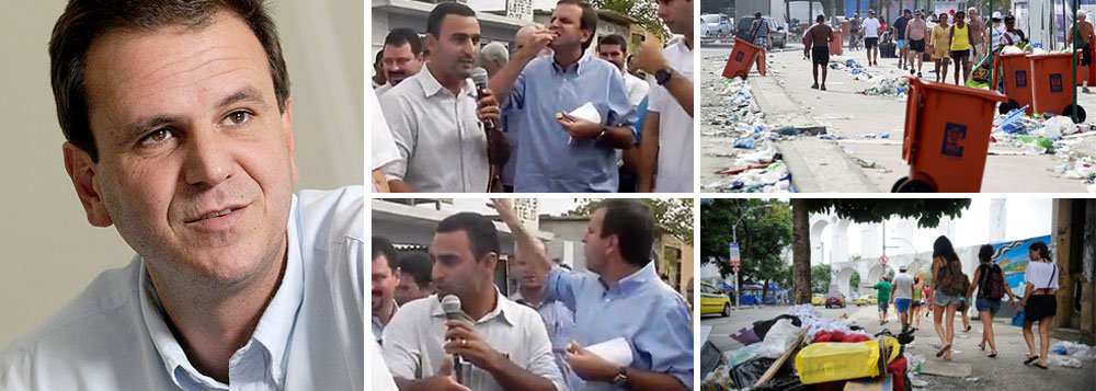 Prefeito do Rio comenta vídeo que o flagra jogando para o alto o que parece ser uma fruta; "Pedi que a Comlurb me multasse, já recebi a multa e já paguei R$ 157. Qualquer cidadão dessa cidade que jogar lixo no chão vai ser multado, inclusive o prefeito", disse Eduardo Paes (PMDB); ele lembra, no entanto, que o vídeo "não deixa claro" que ele joga lixo no chão, e garante que não suja a rua; "Eu não jogo lixo no chão, primeiro por educação e segundo porque eu sou o prefeito e tenho que ser o exemplo. Então na dúvida, eu peço desculpas" (Foto: Gisele Federicce) Prefeito do Rio comenta vídeo que o flagra jogando para o alto o que parece ser uma fruta; "Pedi que a Comlurb me multasse, já recebi a multa e já paguei R$ 157. Qualquer cidadão dessa cidade que jogar lixo no chão vai ser multado, inclusive o prefeito", disse Eduardo Paes (PMDB); ele lembra, no entanto, que o vídeo "não deixa claro" que ele joga lixo no chão, e garante que não suja a rua; "Eu não jogo lixo no chão, primeiro por educação e segundo porque eu sou o prefeito e tenho que ser o exemplo. Então na dúvida, eu peço desculpas"